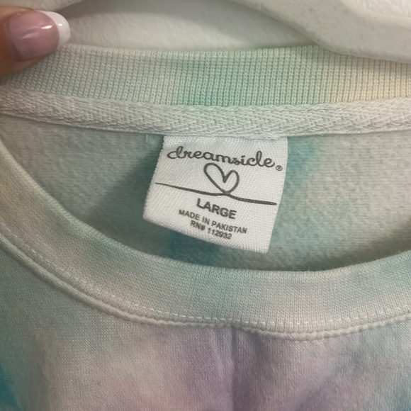 Rainbow tie dye crew neck - Picture 2 of 4